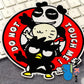 HK-SticKers 防水反光貼紙 | XO 卡通貼紙 黑色烏鴉反光貼 危險人物別碰我車貼 - HK-SticKers