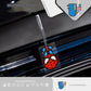 HK-Stickers 汽車貼紙｜可愛機器貓車窗裝飾貼 蜘蛛人趣味卡通車身防水反光貼 - HK-SticKers