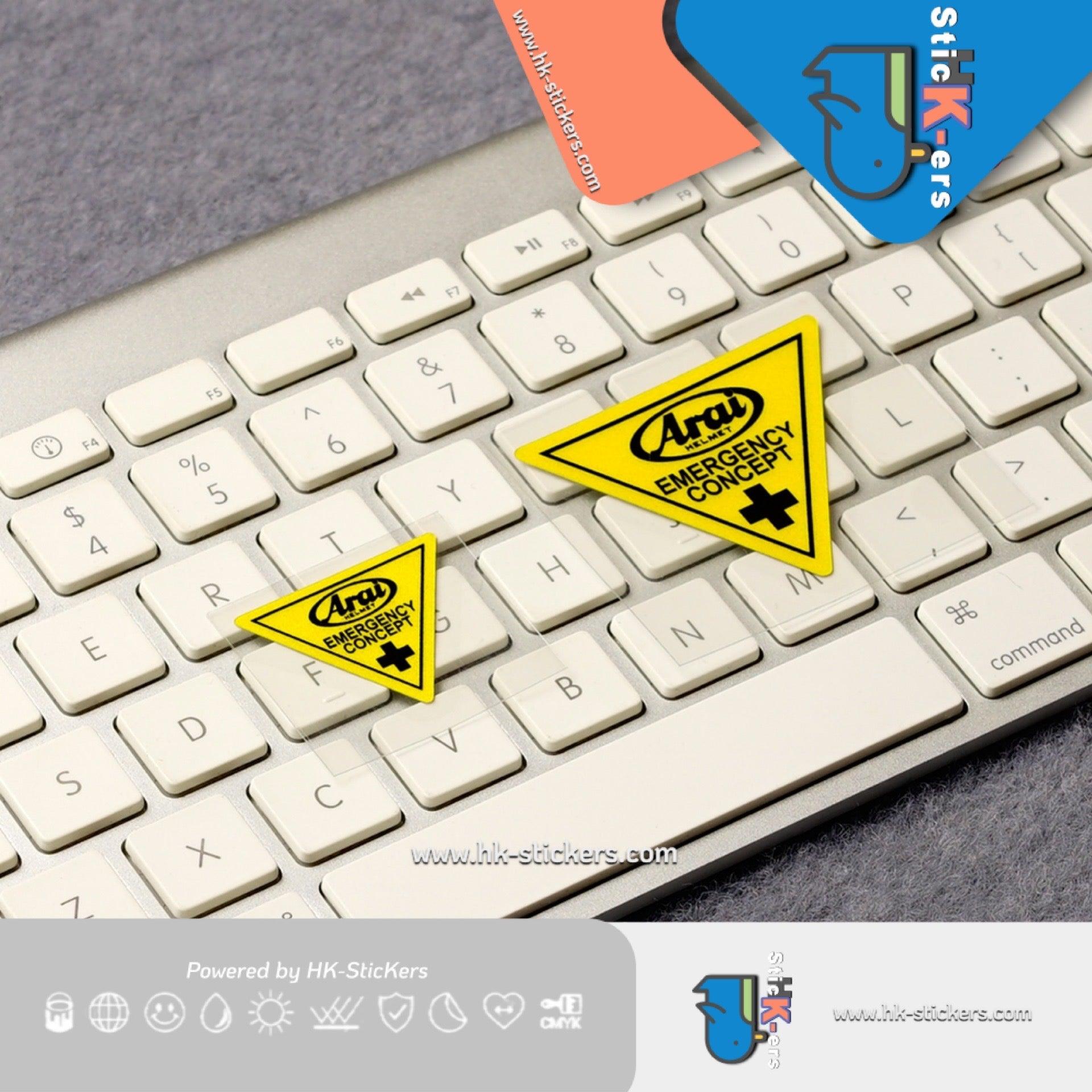 HK-SticKers 防水反光貼紙 | 頭盔貼紙 鏡片裝飾車貼 划痕遮蓋定制反光貼 - HK-SticKers