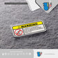 HK-SticKers 防水反光貼紙 | 車內禁止飲食車貼 內飾划痕遮蓋貼紙 創意警示反光貼 - HK-SticKers