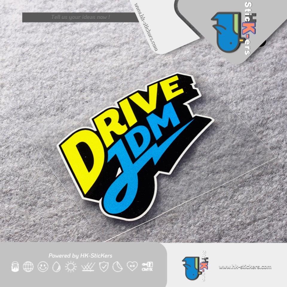 HK-SticKers 防水反光貼紙 | 駕駛JDM車輛文字貼紙內飾划痕裝飾車貼 混合動力反光貼 - HK-SticKers