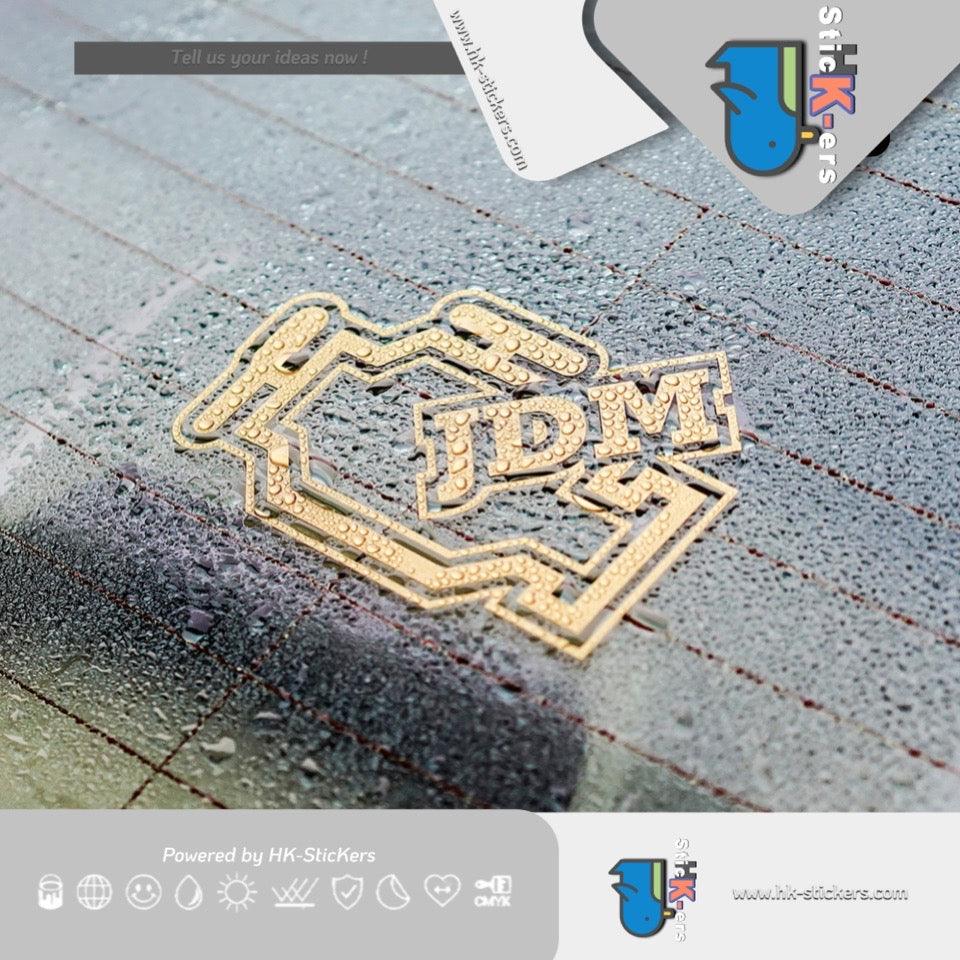 HK-SticKers 防水反光貼紙 | 搭載日本引擎貼紙 日規發動機移植車貼 JDM改裝反光貼貼 - HK-SticKers