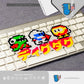 HK-SticKers 防水反光貼紙 | 掘金人貼紙 經典遊戲機像素車貼 淘金者划痕遮蓋反光貼 - HK-SticKers