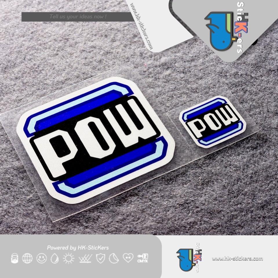 HK-SticKers 防水反光貼紙 | 卡通POWER創意車貼 力量獲取可愛貼紙 馬利奧反光貼 - HK-SticKers