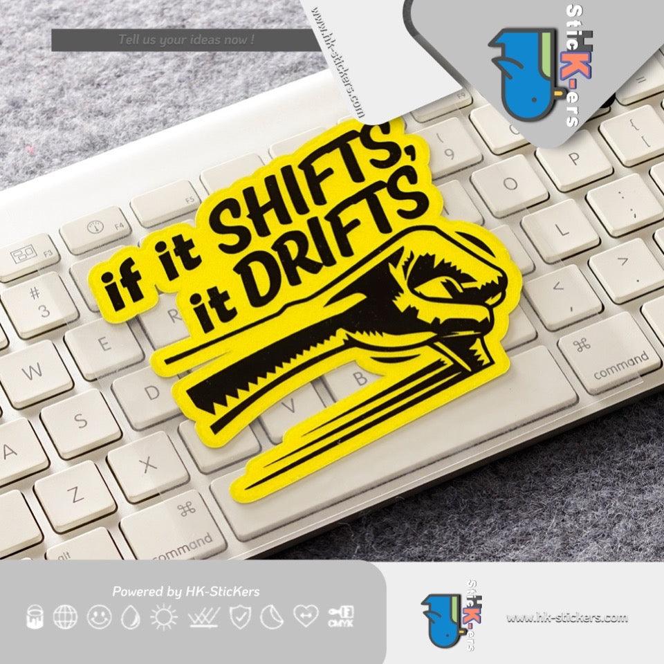 HK-SticKers 防水反光貼紙 | JDM手動檔裝飾貼紙 趣味換檔指示車貼 划痕遮擋反光貼 - HK-SticKers