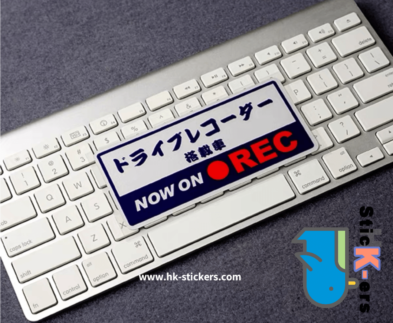 HK-SticKers 防水反光貼紙 | 日本本土版  行車記錄儀 錄像搭載 反光車貼 貼紙 - HK-SticKers