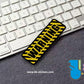 HK-SticKers 防水反光貼紙 | WARNING警示車貼 門檻防踏提示貼紙 車尾防追尾 反光貼 - HK-SticKers