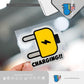 HK-SticKers 防水反光貼紙 | 原創電動車充電口貼紙 充電樁電池車貼 充電器裝飾貼 - HK-SticKers