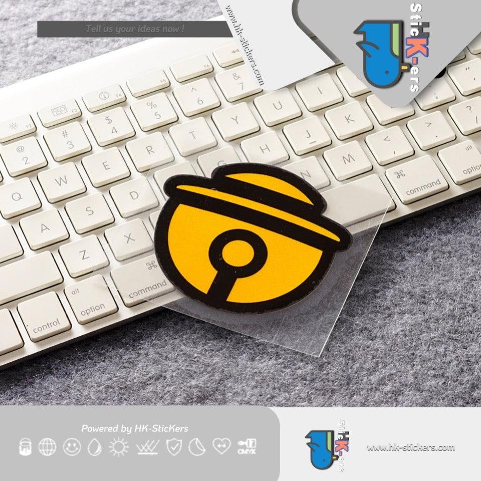 HK-SticKers 防水反光貼紙 | 叮噹車貼 可愛搞笑卡通新手貼汽車電車頭盔反光貼 - HK-SticKers