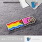 HK-SticKers 防水反光貼紙 | 彩虹車貼 卡通遊戲像素貓貼紙 汽車反光貼 - HK-SticKers