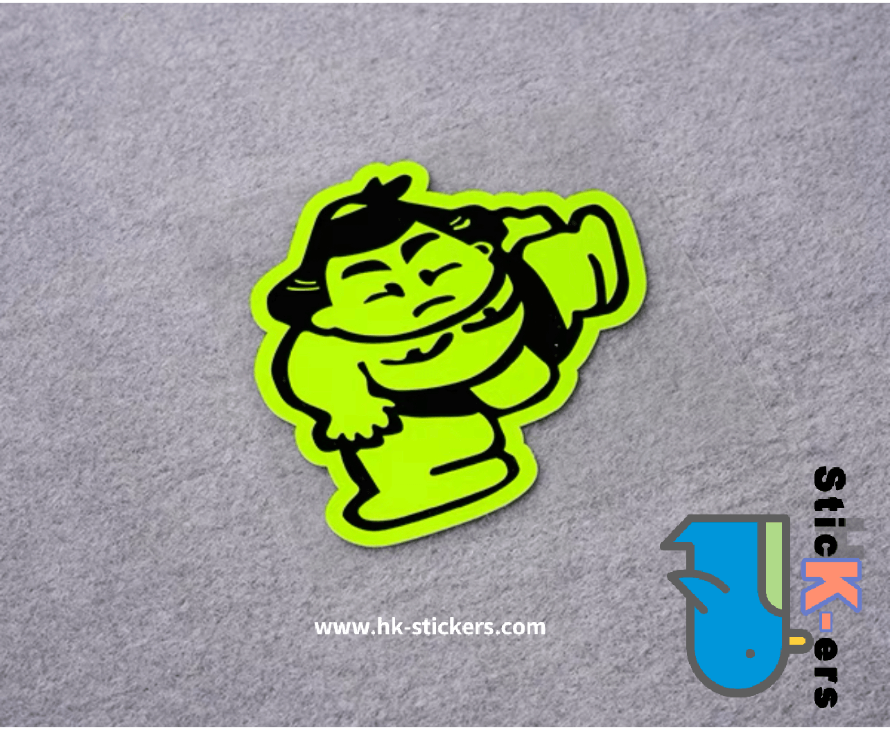 HK-SticKers 防水反光貼紙 | SJDM創意改裝 日本原版 相撲手 反光車貼 貼紙 - HK-SticKers