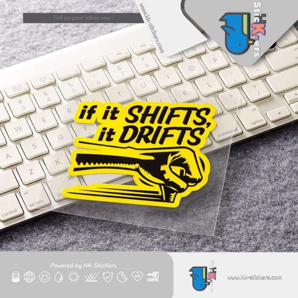 HK-SticKers 防水反光貼紙 | JDM手動檔裝飾貼紙 趣味換檔指示車貼 划痕遮擋反光貼 - HK-SticKers