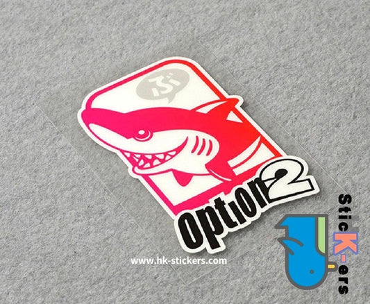 HK-SticKers | JDM文化OPTION改裝雜誌款貼紙鯊魚尾門玻璃車身反光貼 - HK-SticKers