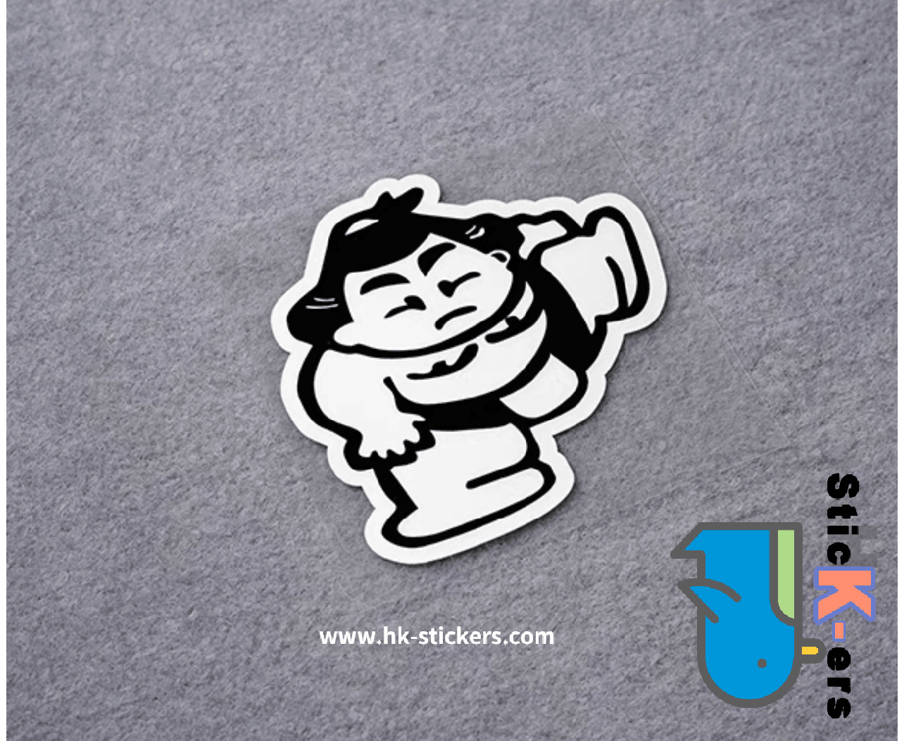 HK-SticKers 防水反光貼紙 | SJDM創意改裝 日本原版 相撲手 反光車貼 貼紙 - HK-SticKers