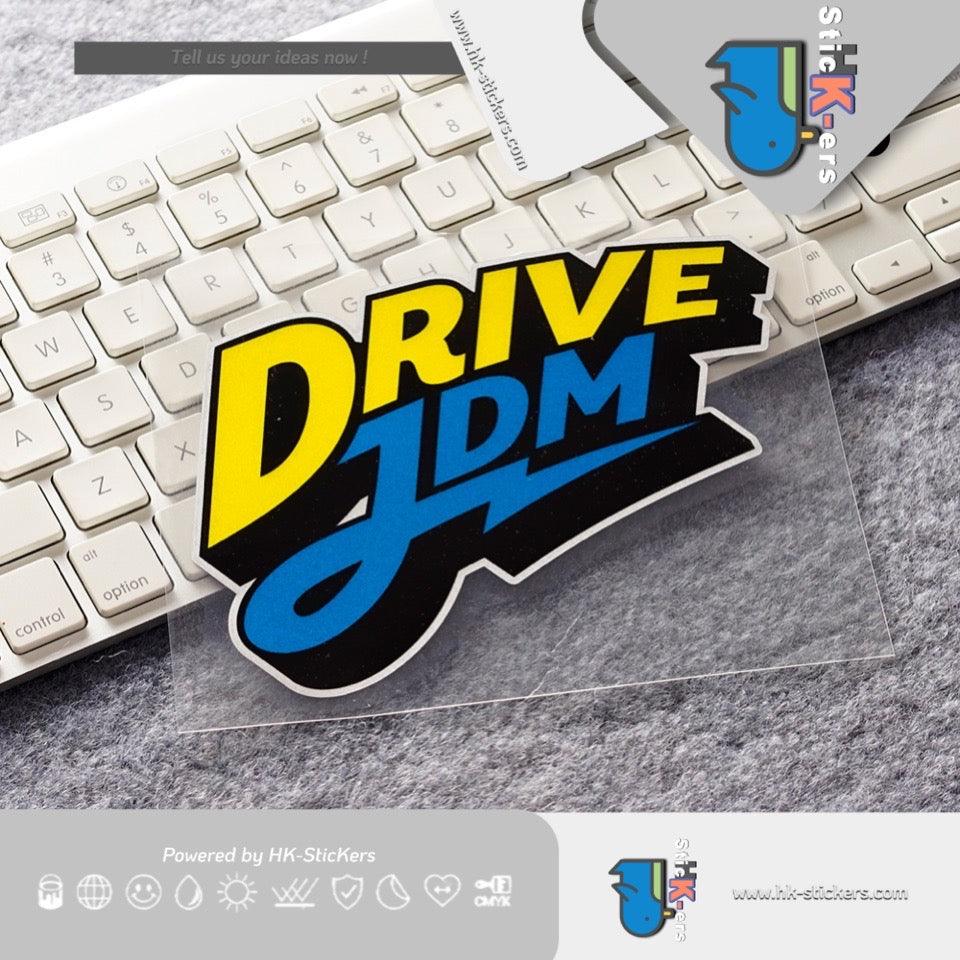 HK-SticKers 防水反光貼紙 | 駕駛JDM車輛文字貼紙內飾划痕裝飾車貼 混合動力反光貼 - HK-SticKers