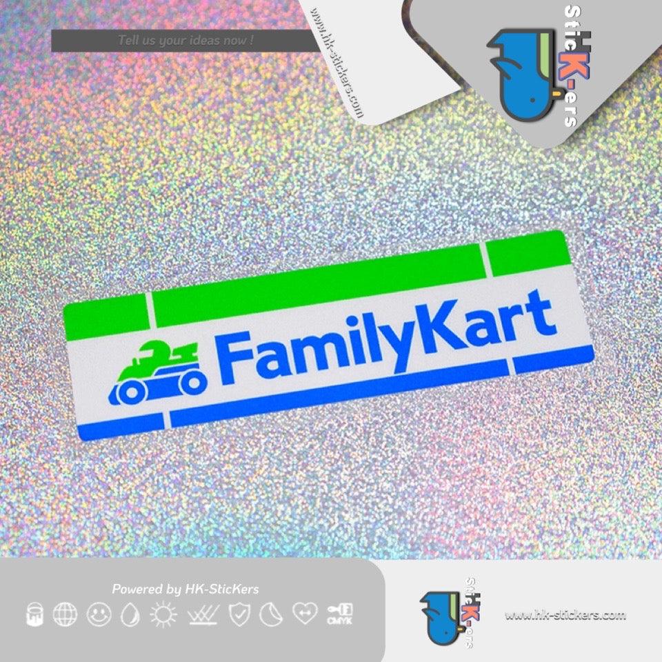 HK-SticKers 防水反光貼紙 | 車貼趣味家庭卡丁車貼紙惡搞創意平衡車車身擋風玻璃裝飾反光貼go kart - HK-SticKers