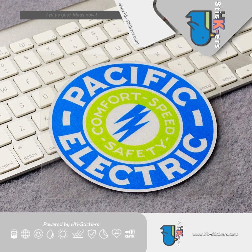 HK-SticKers 防水反光貼紙 | 電力公司貼紙 新能源車反光貼  充電口裝飾防水車貼 - HK-SticKers