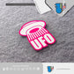 HK-SticKers 防水反光貼紙 | 創意UFO卡通貼紙 外星人座駕車貼 車輛划痕裝飾反光貼 - HK-SticKers