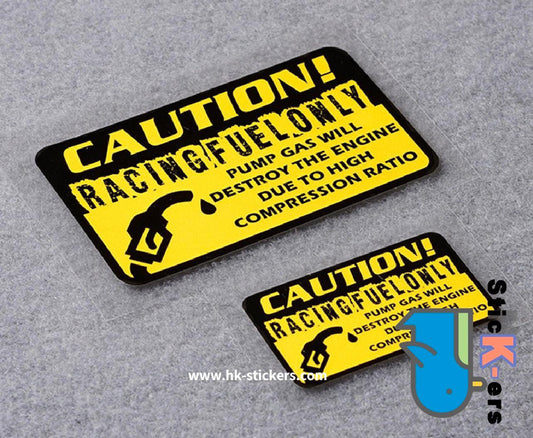 HK-SticKers 防水反光貼紙 | 賽車燃料加註指示反光貼 油箱蓋貼紙 汽車划痕遮蓋 - HK-SticKers