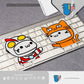 HK-SticKers 防水反光貼紙 | 可愛卡通亂入貼紙 超人車貼 油箱蓋裝飾反光貼 - HK-SticKers
