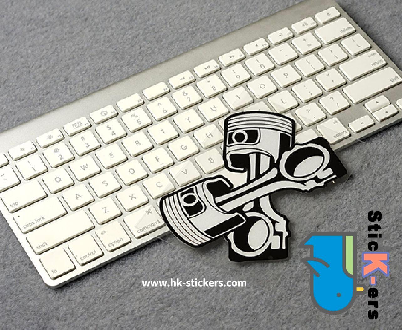HK-SticKers 防水反光貼紙 | JDM風格 機器改造 日本原版  鍛造活塞 反光車貼 貼紙 - HK-SticKers