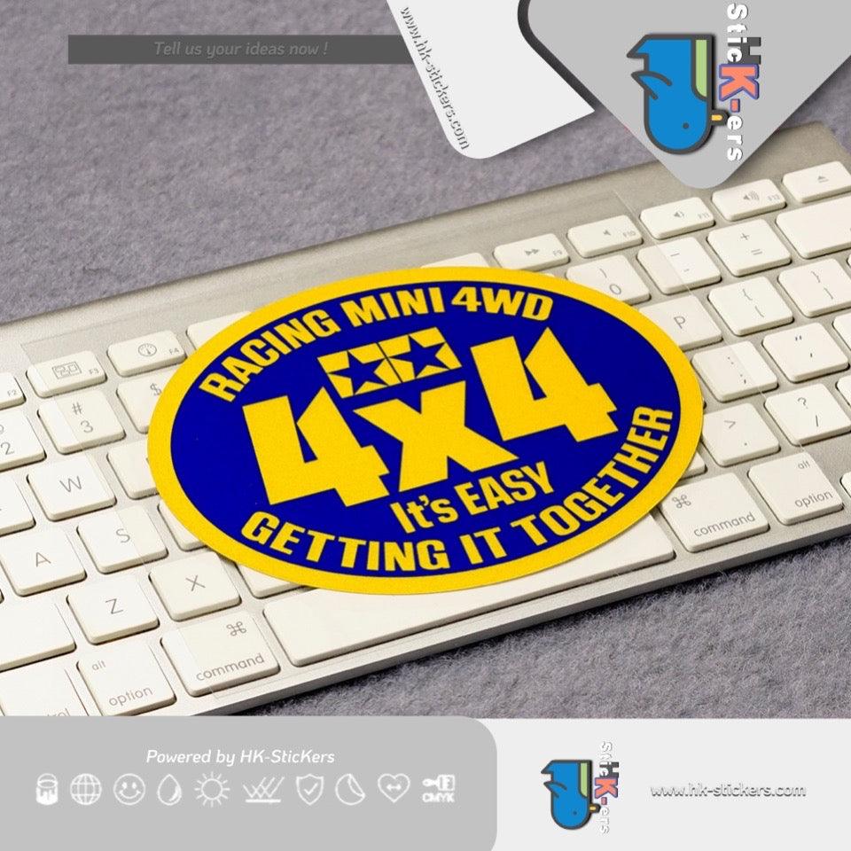 HK-SticKers 防水反光貼紙 | 實現兒時夢想創意貼紙 定制四驅車裝飾反光貼 SUV車貼 - HK-SticKers