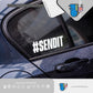 HK-SticKers 防水反光貼紙 | SENDIT出發車貼 創意文字貼紙 HF低趴改裝車窗反光貼 - HK-SticKers