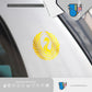 HK-SticKers 防水反光汽車貼紙配件 | 三角窗貼紙亮金色日本圖案日系風格汽車細節裝飾貼 - HK-SticKers
