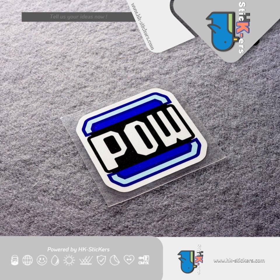 HK-SticKers 防水反光貼紙 | 卡通POWER創意車貼 力量獲取可愛貼紙 馬利奧反光貼 - HK-SticKers