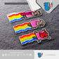 HK-SticKers 防水反光貼紙 | 彩虹車貼 卡通遊戲像素貓貼紙 汽車反光貼 - HK-SticKers