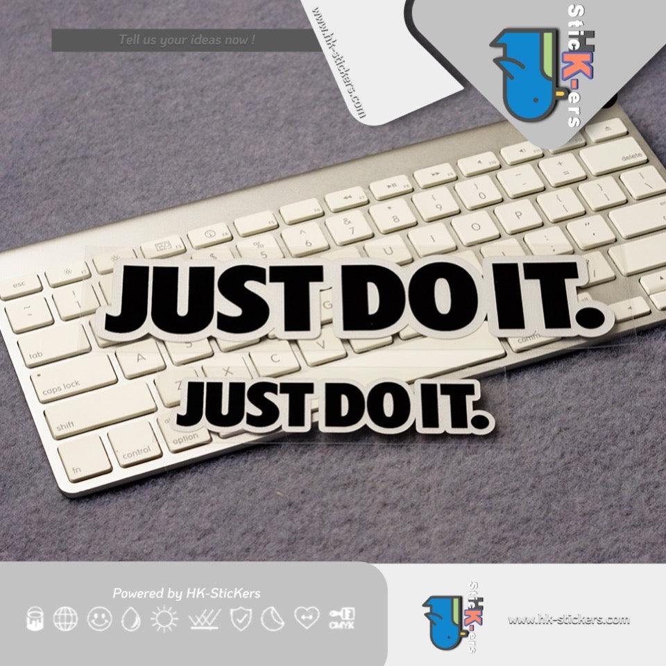 HK-SticKers 防水反光貼紙 | JUST DO IT創意文字車貼 潮牌裝飾貼紙 划痕側裙反光貼 - HK-SticKers