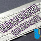 HK-SticKers 防水反光貼紙 | 趣味文字車貼 排氣改裝貼紙 汽車換擋聲浪音響反光貼 - HK-SticKers