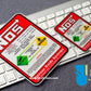 HK-SticKers 防水反光貼紙 | 搞怪氮氣貼紙 車內車載滅火器裝飾車貼 創意定制反光貼 - HK-SticKers