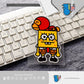 HK-SticKers 防水反光貼紙 | 搞怪海綿公仔 可愛像素車貼 車身划痕反光貼 - HK-SticKers