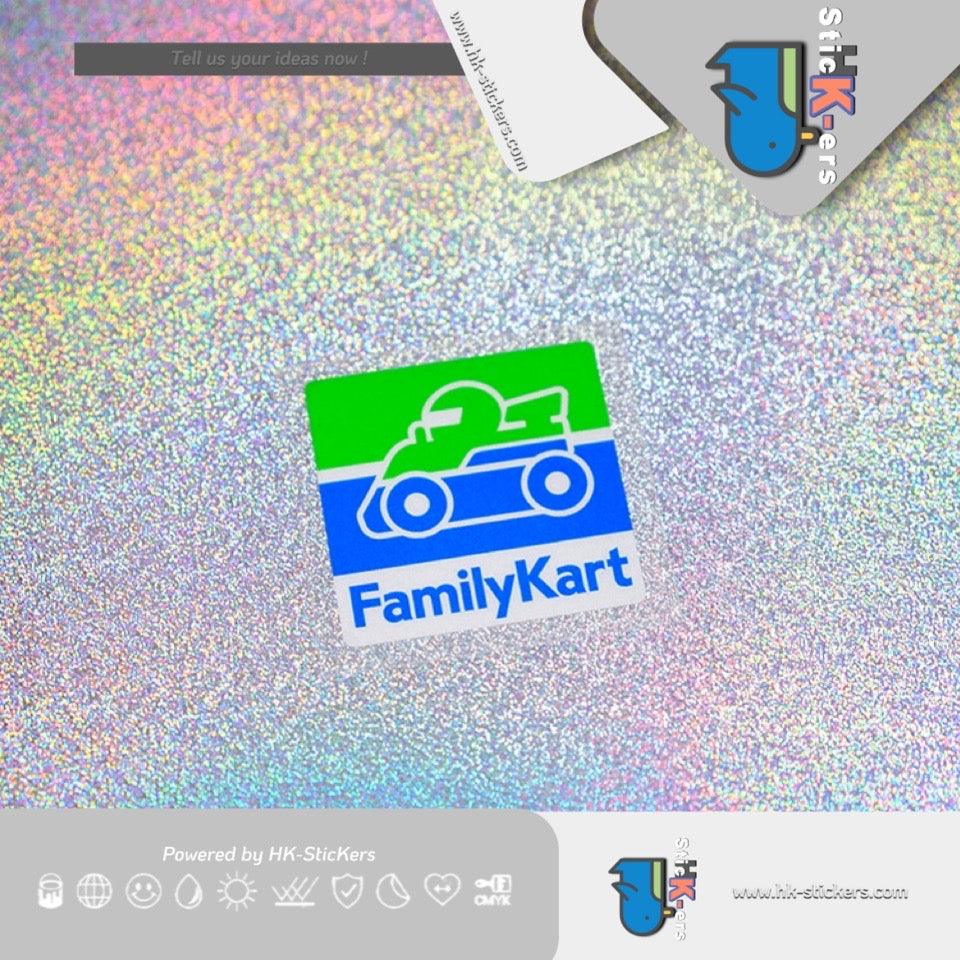 HK-SticKers 防水反光貼紙 | 車貼趣味家庭卡丁車貼紙惡搞創意平衡車車身擋風玻璃裝飾反光貼go kart - HK-SticKers