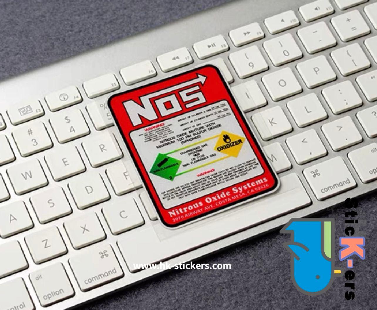 HK-SticKers 防水反光貼紙 | 搞怪氮氣貼紙 車內車載滅火器裝飾車貼 創意定制反光貼 - HK-SticKers