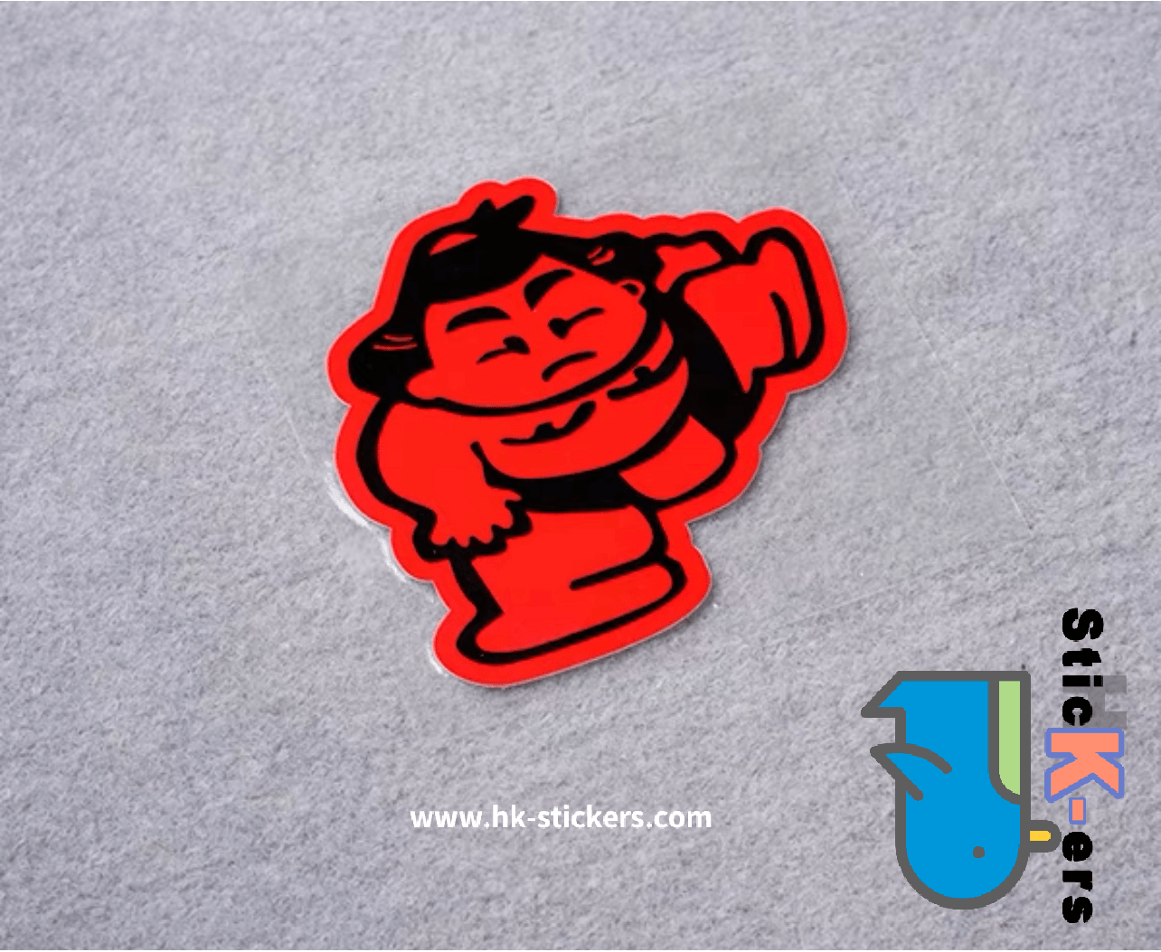HK-SticKers 防水反光貼紙 | SJDM創意改裝 日本原版 相撲手 反光車貼 貼紙 - HK-SticKers