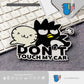 HK-SticKers 防水反光貼紙 | XO烏鴉請勿碰我貼紙 危險人物創意電動車反光貼 - HK-SticKers