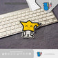 HK-SticKers 防水反光貼紙 | 潮牌星星吉祥物貼紙 個性汽車玻璃包圍創意划痕遮蓋反光貼 - HK-SticKers