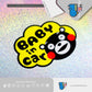 HK-SticKers 防水反光貼紙 | 車輛警示可愛熊本熊嬰兒 baby in car 反光車身貼 貼紙 - HK-SticKers