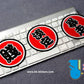 HK-SticKers 防水反光貼紙 | 文字 天才 新手 個性  圓形 反光車貼 貼紙 - HK-SticKers