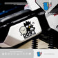 HK-SticKers 防水反光貼紙 | XO烏鴉請勿碰我貼紙 危險人物創意電動車反光貼 - HK-SticKers