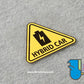 HK-SticKers 防水反光貼紙 | HYBRID車貼 純電動混合動力貼紙 新能源標識裝飾反光貼 - HK-SticKers
