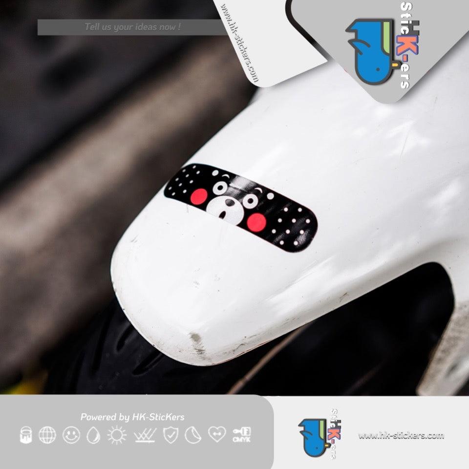 HK-SticKers 防水反光貼紙 | 划痕遮蓋貼紙 卡通創可貼車貼 可愛膠布頭盔反光貼 - HK-SticKers