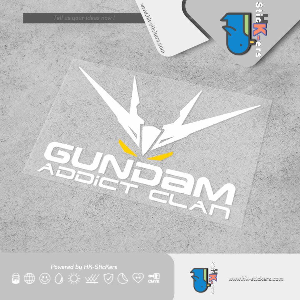 HK-SticKers 防水反光汽車貼紙 | 高達GUNDAM貼紙 汽車電動車電腦箱包貼紙擋風玻璃反光貼 - HK-SticKers