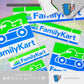 HK-SticKers 防水反光貼紙 | 車貼趣味家庭卡丁車貼紙惡搞創意平衡車車身擋風玻璃裝飾反光貼go kart - HK-SticKers