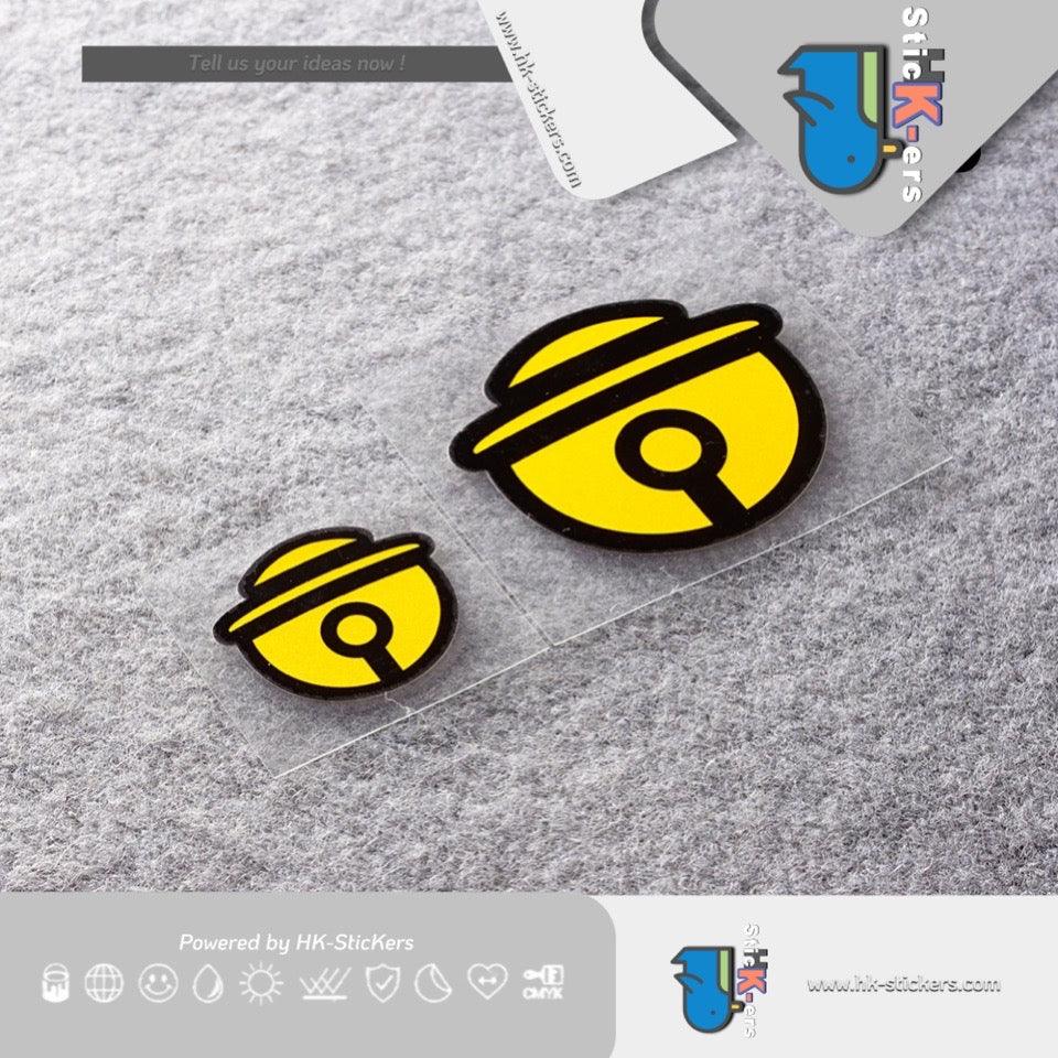 HK-SticKers 防水反光貼紙 | 叮噹車貼 可愛搞笑卡通新手貼汽車電車頭盔反光貼 - HK-SticKers