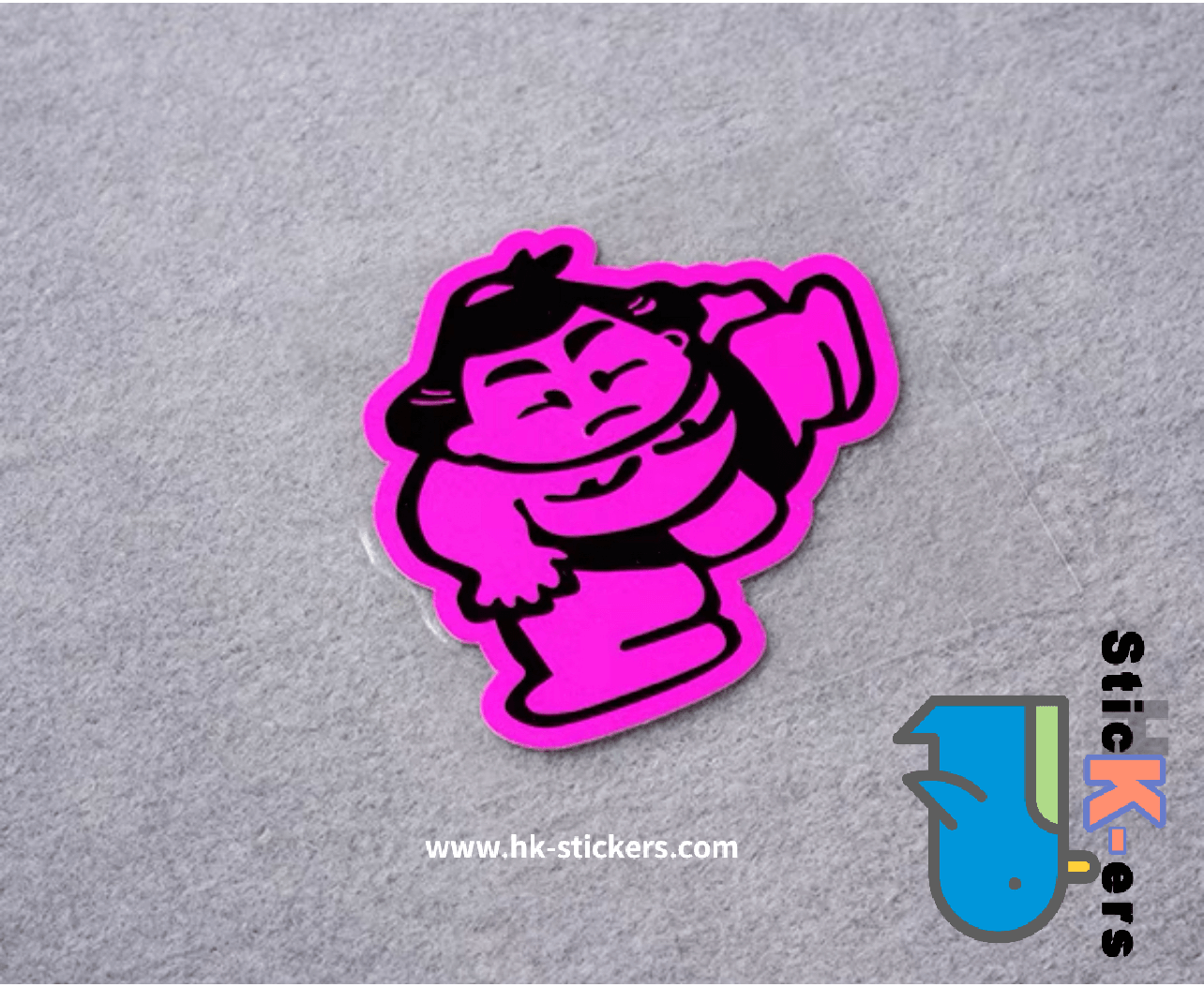 HK-SticKers 防水反光貼紙 | SJDM創意改裝 日本原版 相撲手 反光車貼 貼紙 - HK-SticKers