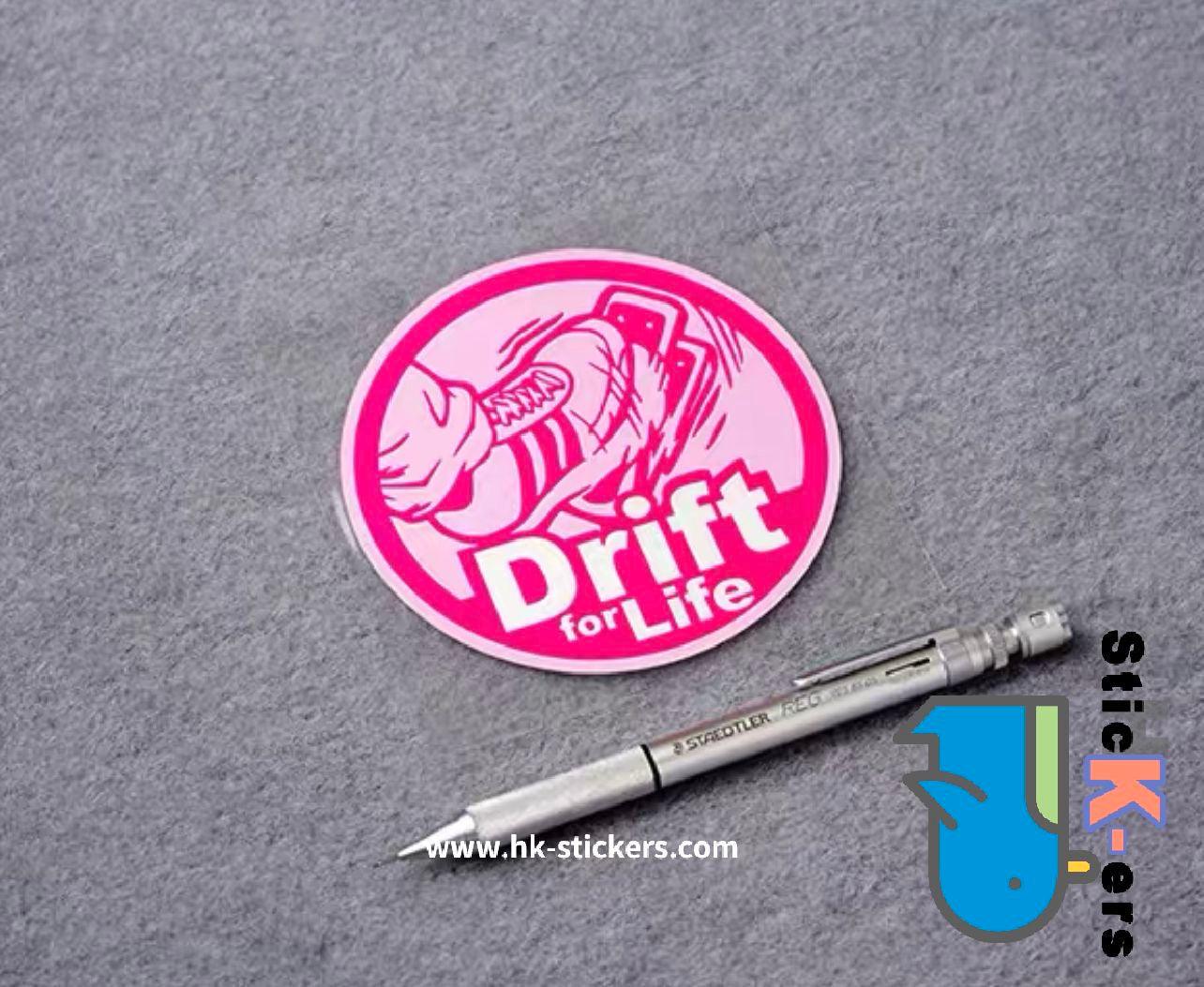 HK-SticKers 防水反光貼紙 | JDM創意改裝 漂移生活 漫畫風 警示 反光車貼 貼紙 - HK-SticKers