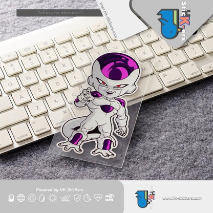 HK-SticKers 防水反光貼紙 | 卡通車貼 弗利薩划痕遮蓋貼紙 沙魯創意裝飾反光貼 - HK-SticKers